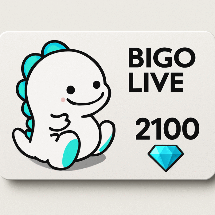 ⁦Bigo Live Diamonds Gift Card Key GLOBAL⁩ - الصورة ⁦1⁩